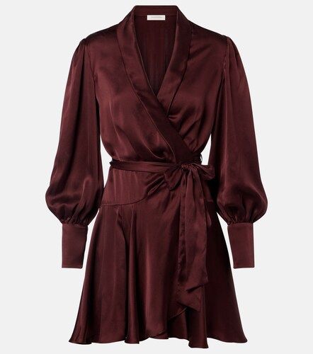 Vestido envolvente de satén de seda - Zimmermann - Modalova