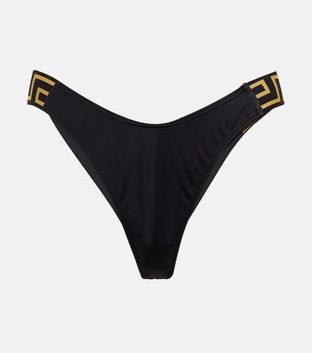 Greca low-rise bikini bottoms - Versace - Modalova