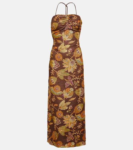 Josefina floral linen midi dress - SIR - Modalova