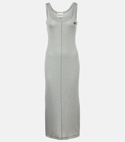 Miu Miu Knitted silk midi dress - Miu Miu - Modalova