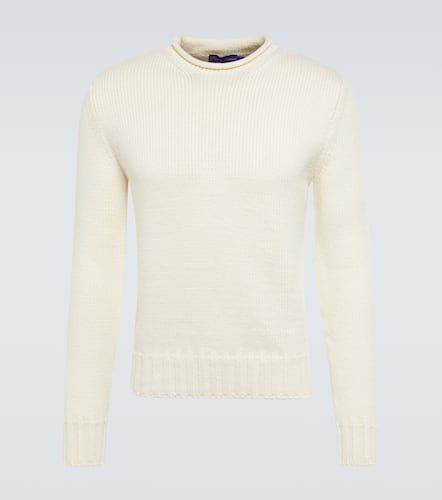 Mockneck cotton-blend sweater - Ralph Lauren Purple Label - Modalova