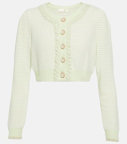 Cropped-Cardigan Twain - LoveShackFancy - Modalova