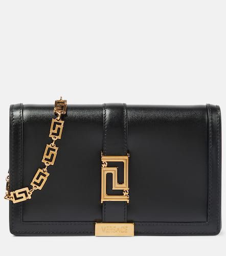 Borsa a tracolla Greca Goddess in pelle - Versace - Modalova