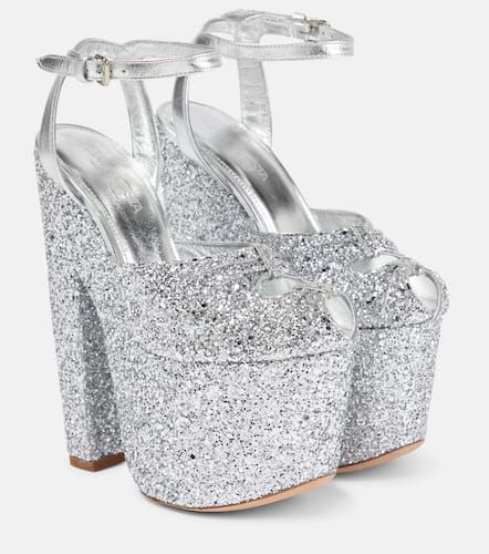 Glitter platform sandals - Giambattista Valli - Modalova