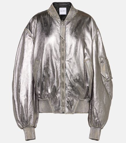 Leather bomber jacket - The Attico - Modalova