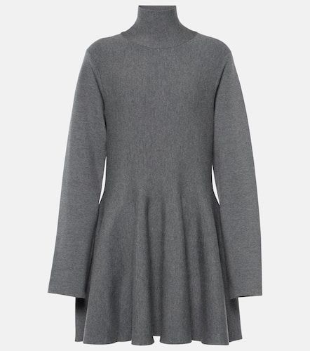 Clarice turtleneck wool-blend minidress - Khaite - Modalova