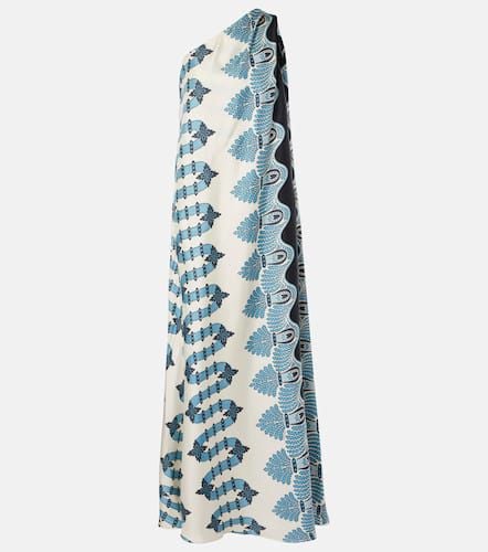 Roy printed silk twill maxi dress - La DoubleJ - Modalova