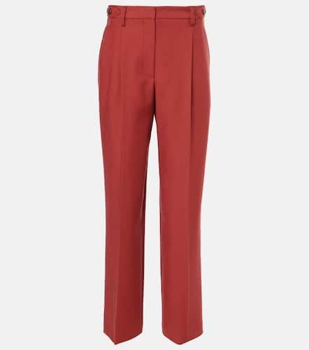 Gerade High-Rise-Hose aus Woll-Twill - Brunello Cucinelli - Modalova