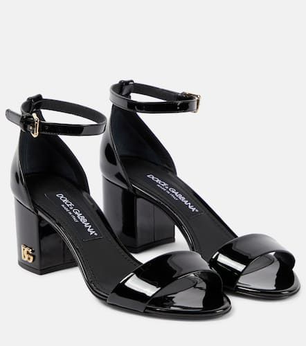 Patent leather sandals - Dolce&Gabbana - Modalova