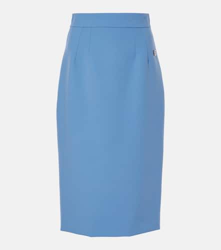 High-rise wool pencil skirt - Dolce&Gabbana - Modalova