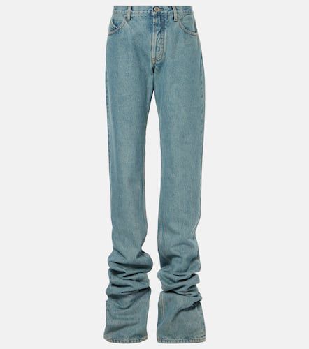 The Attico Ruched straight jeans - The Attico - Modalova