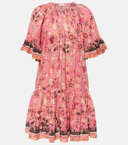 Vestido corto Malie de algodón floral - Ulla Johnson - Modalova