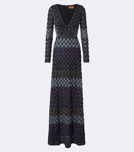 Abito lungo in maglia con lamé - Missoni - Modalova