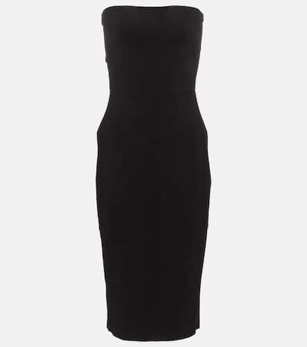 Strapless jersey-blend midi dress - Norma Kamali - Modalova