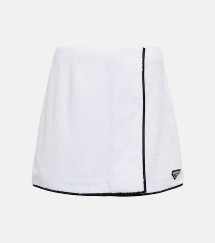 Prada Cotton terry miniskirt - Prada - Modalova