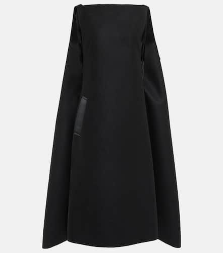 Vestido con capa de lana - Maison Margiela - Modalova