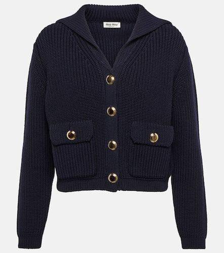 Miu Miu Cardigan in lana - Miu Miu - Modalova