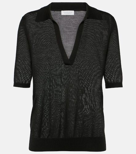 Pullover polo Frank in cashmere e seta - Gabriela Hearst - Modalova