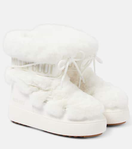 MB Ltrack faux-fur trimmed snow boots - Moon Boot - Modalova