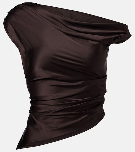 Phare one-shoulder silk-blend satin top - Staud - Modalova