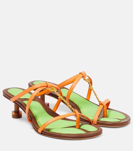 Les Sandales Basses Pralu leather sandals - Jacquemus - Modalova