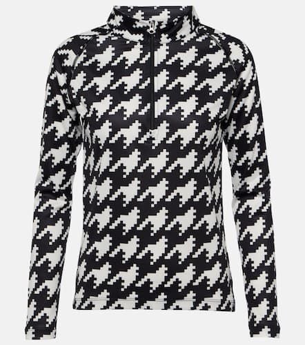 Houndstooth half-zip top - Perfect Moment - Modalova