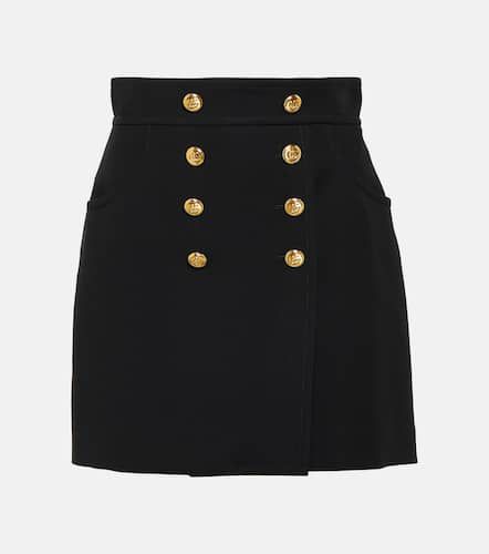 Gucci Minifalda de seda y lana - Gucci - Modalova