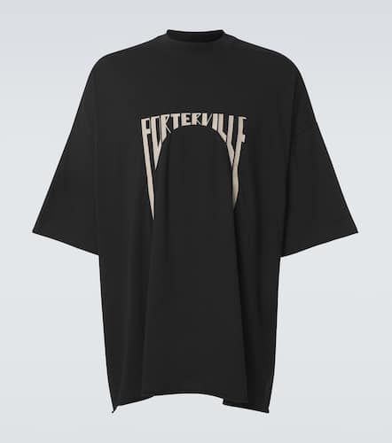 Tommy embroidered cotton jersey T-shirt - Rick Owens - Modalova