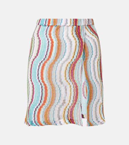 Bedruckter Minirock aus Lamé - Missoni - Modalova