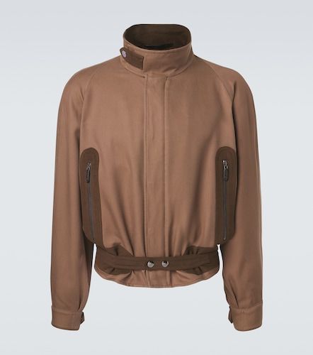 Archivio silk bomber jacket - Giorgio Armani - Modalova