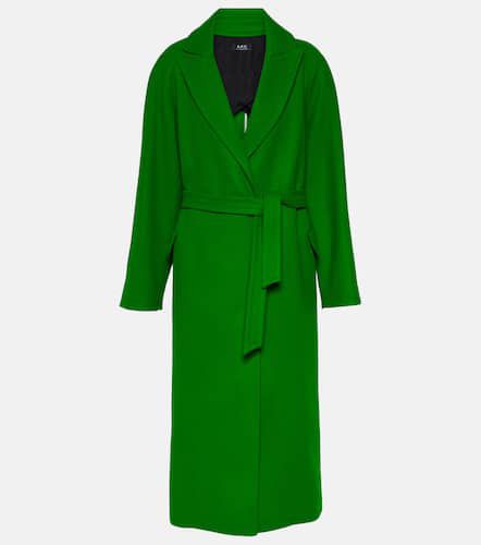 Florence wool-blend wrap coat - A.P.C. - Modalova
