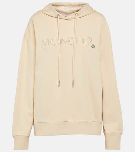 Felpa in jersey di cotone con cappuccio - Moncler - Modalova