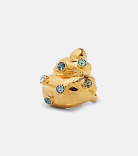 Seashell crystal-embellished ring - Oscar de la Renta - Modalova