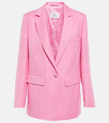 Etro Silk and linen blazer - Etro - Modalova