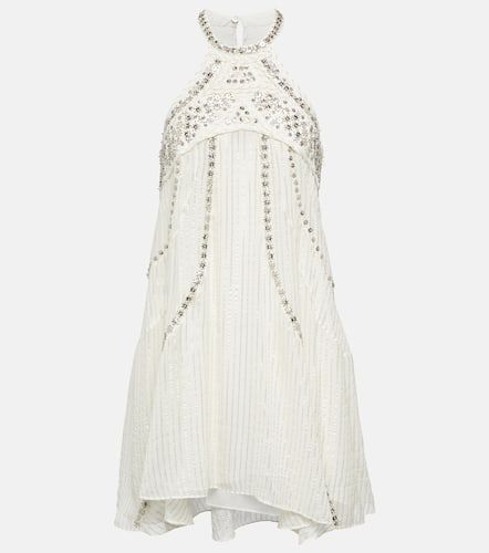 Orfra embellished silk-blend minidress - Isabel Marant - Modalova
