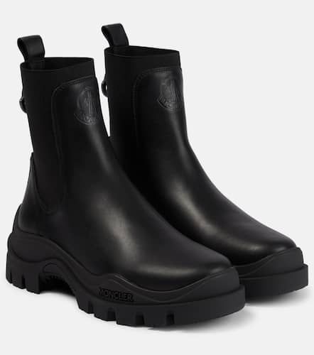 Larue Chelsea leather ankle boots - Moncler - Modalova