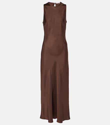 Valencia silk twill maxi dress - Asceno - Modalova