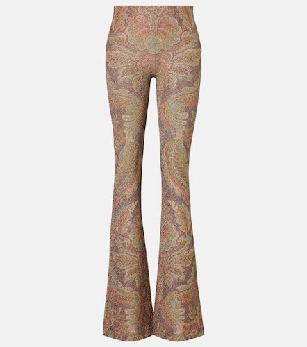 Etro Printed jersey flared pants - Etro - Modalova