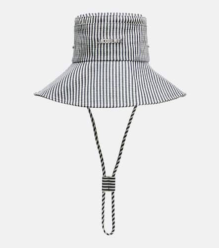 De-Nimes striped denim bucket hat - Jacquemus - Modalova