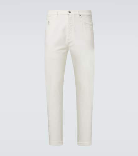 High-Rise Slim Jeans - Brunello Cucinelli - Modalova