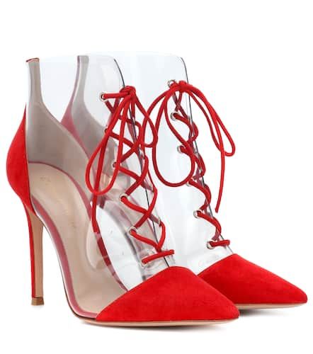 Schnürstiefel Icon 105 mit Veloursleder - Gianvito Rossi - Modalova