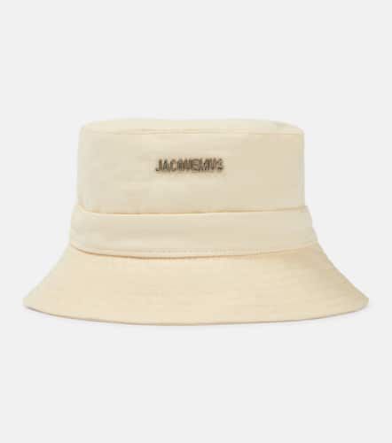 Cappello da pescatore in canvas di cotone con logo - Jacquemus - Modalova