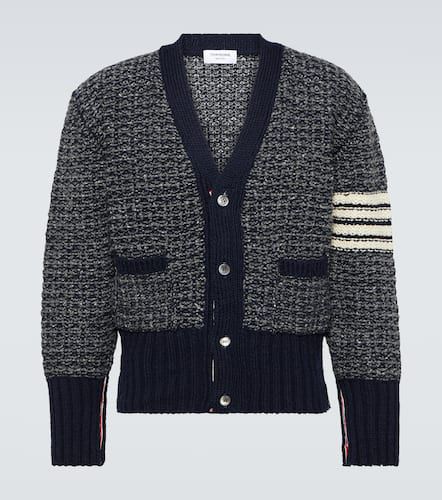 Cardigan 4-Bar aus Wolle und Mohair - Thom Browne - Modalova