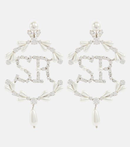 Perlenohrringe mit Kristallen - Simone Rocha - Modalova