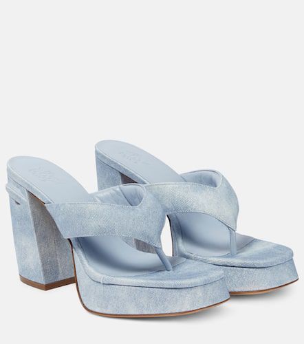 Sandalen Gia 17 Uni aus Denim - Gia Borghini - Modalova