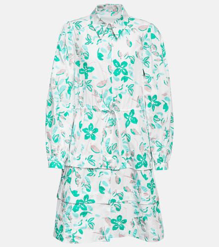 Floral cotton poplin shirt dress - Dorothee Schumacher - Modalova