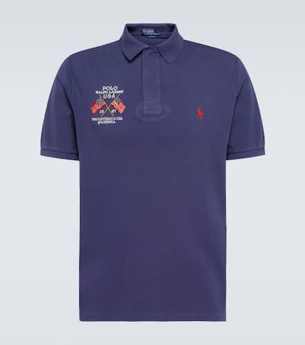 Embroidered cotton piqué polo shirt - Polo Ralph Lauren - Modalova