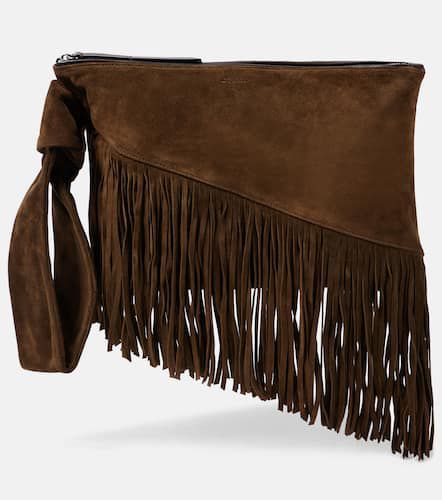 Clutch Faro aus Veloursleder - Isabel Marant - Modalova