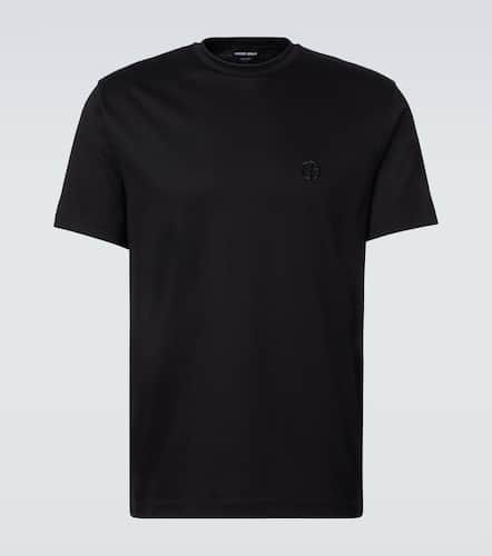 Camiseta de jersey de algodón - Giorgio Armani - Modalova