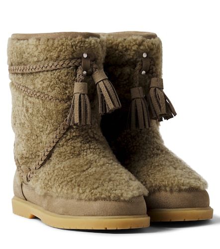 Myril fringed shearling boots - Donsje - Modalova